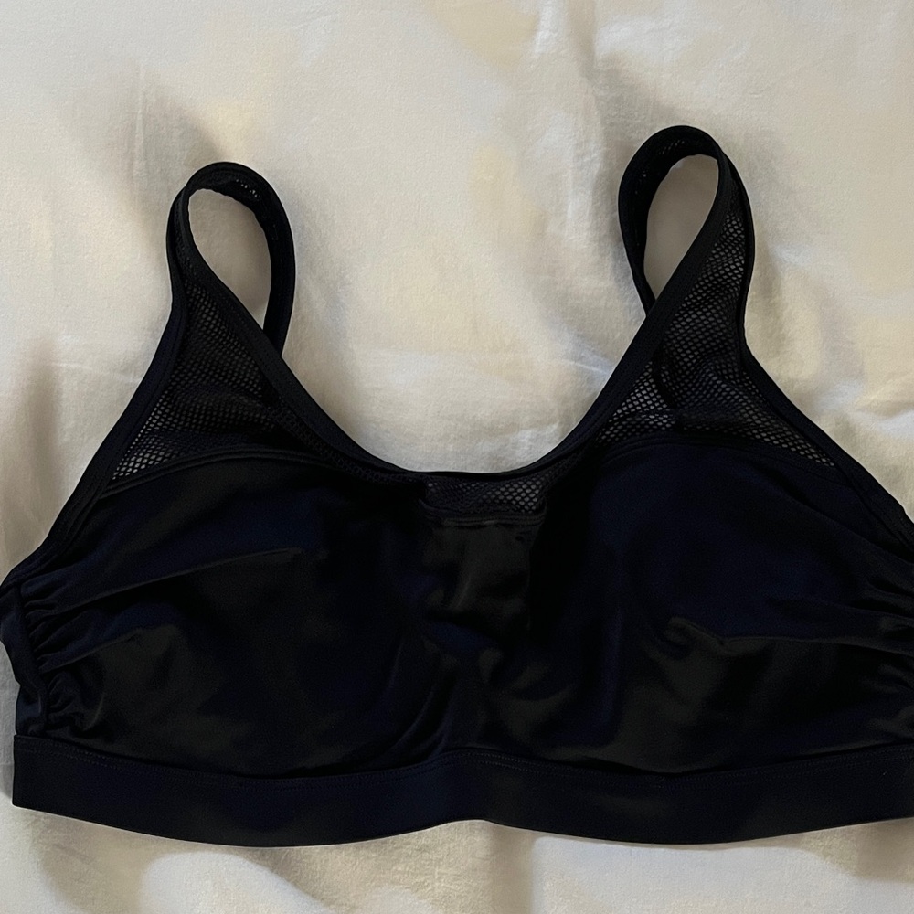 Black Athleta Mesh-Detail Bikini